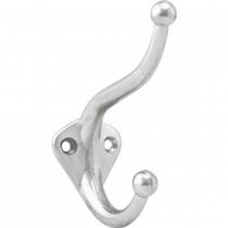 Gancho Cabide/ Parede Inox Duplo Gancho Toalhas - Nove54 9597