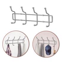 Gancho Cabide Suporte Parede Pendurar Roupas 4 Ganchos Ordene