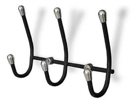 Gancho Cabide Triplo Pano Toalha Parede Madeira Jomer 4771