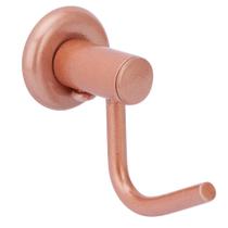 Gancho Cabideiro Porta Toalha Metal Inox Rose Banheiro