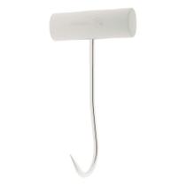 Gancho Central Tramontina Profissional Master em Aço Inox com Cabo em Polipropileno Branco Gancho Central Tramontina Profissional Master em Aço Inox com Cabo em Polipropileno Branco