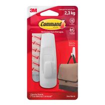 Gancho com Adesivo Command Plástico Branco Grande 01 Unidade CM-353 - 3M