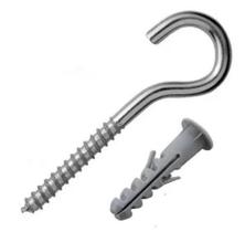 Gancho Com Bucha (100 unidades) N 6 - SÃO RAFAEL