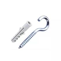 Gancho com Bucha 5mm Cartela com 4 Unidades - Bemfixa