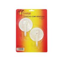 Gancho com Ventosa - Monaliza - 2und Gancho com Ventosa - Monaliza - 2und