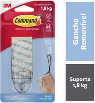 Gancho Command Adesivo Transparente Grande - 3M