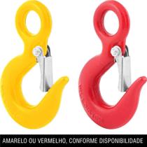 Gancho De Aço Com Olhal 1/4" 6,35 Mm Vonder - Conector Para Cabos De Aço Correntes E Cintas De Gancho De Aço Com Olhal 1/4" 6,35 Mm Vonder - Conector Para Cabos De Aço Correntes E Cintas De