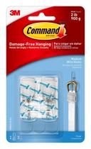Gancho de armazenamento Command Medium Wire Clear 2-Hooks