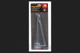 Gancho de armazenamento Crawford 18580 8" Shelf Peg Hooks, pacote com 2