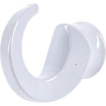 Gancho de armazenamento Hillman Contemporary Swag Hook branco 50 libras