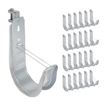 Gancho de Armazenamento ICC J-Hook com Presilha para Viga Pacote com 25 Unidades 10 cm Gancho de Armazenamento ICC J-Hook com Presilha para Viga Pacote com 25 Unidades 10 cm
