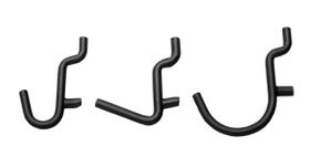 Gancho de armazenamento Knape & Vogt Heavyweight Small Steel Pegboard Gancho de armazenamento Knape & Vogt Heavyweight Small Steel Pegboard