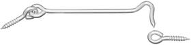Gancho de armazenamento National Hardware N226-381 zincado Gancho de armazenamento National Hardware N226-381 zincado