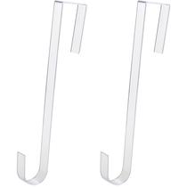 Gancho de coroa Eucatus Best Products 30 cm transparente, pacote com 2 unidades para decoração