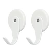 Gancho de coroa magnético FYY, pacote com 2 unidades, pesado para porta de metal