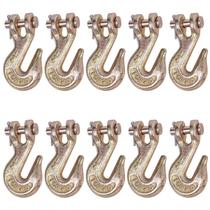 Gancho de corrente Lechansen G80 1/4" Clevis Grab Hook, pacote com 10