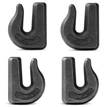Gancho de corrente Weld On Grab 3/8", pacote com 4 manilhas G70 para trailer