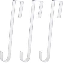 Gancho de flores EUCATUS Best, transparente de 12 polegadas, sem arranhões, pacote com 3