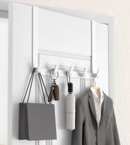 Gancho de ganchos Over The Door KitchLife Long L40U 40 cm branco