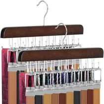 Gancho de gravata para cinto TOPIA HANGER CT70A 40 ganchos e organizador de armário Gancho de gravata para cinto TOPIA HANGER CT70A 40 ganchos e organizador de armário