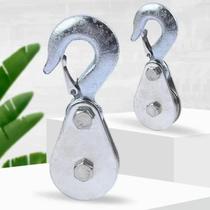 Gancho De Guincho Elétrico De Aço De Alta Resistência, Polia De Elevação, Roda De Corda