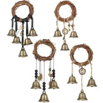 Gancho de maçaneta Witch Bells Protection Wind Chime, conjunto de 4 Gancho de maçaneta Witch Bells Protection Wind Chime, conjunto de 4