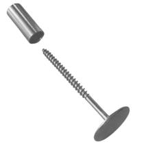Gancho de Metal para Parede Pino 4cm Cromado Espelho Cabide Roupa
