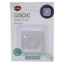 Gancho de Parede Adesivo Multiuso Plástico Fixação sem Furos 4,7 Cm, Clink CK5353 - 147980 - Unygift