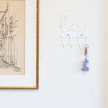 Gancho de Parede Aramado Lar para Pendurar Xícaras Branco Gancho de Parede Aramado Lar para Pendurar Xícaras Branco
