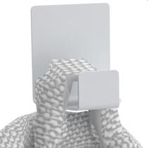 Gancho De Parede Branco Cabide Adesivo 3m Autocolante DF Gancho De Parede Branco Cabide Adesivo 3m Autocolante DF