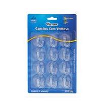 Gancho De Parede Com Ventosa 12 Unidades Gancho De Parede Com Ventosa 12 Unidades