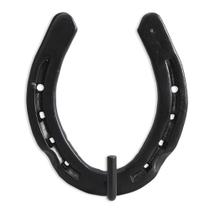 Gancho de Parede Decoração Country Western Ferradura Preto Gancho de Parede Decoração Country Western Ferradura Preto