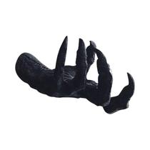 Gancho De Parede Em Resina Com Mão De Demônio Para Halloween, Suporte De Braço De Bruxa, Decoração Gancho De Parede Em Resina Com Mão De Demônio Para Halloween, Suporte De Braço De Bruxa, Decoração