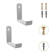 Gancho de Parede Multiuso Suporte Reforçado Varias Utilidades Metalize
