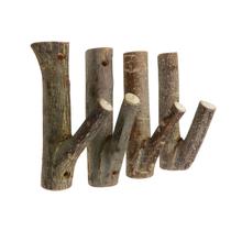 Gancho de parede Tsnamay Real Wood Tree Branch Farmhouse Rustic x4