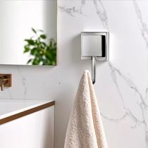 Gancho de Parede Unitário Multiuso em Aço Cromado Arthi