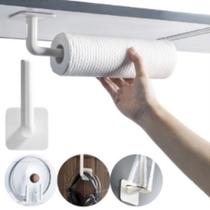 Gancho De Plástico Multiuso Porta Toalha Papel Higiênico Suporte Para Cabide Autoadesivo