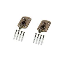 Gancho de rede dormir antique oxidado par união mundial reforçado parafusos e buchas Gancho de rede dormir antique oxidado par união mundial reforçado parafusos e buchas