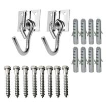 Gancho De Rede Reforçado Parafusado C/parafuso E Bucha Gancho De Rede Reforçado Parafusado C/parafuso E Bucha