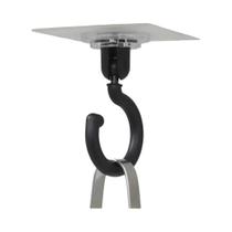 Gancho De Teto Transparente Rotativo 360 graus Ganchos Autoadesivos Multiuso Para Casa, Cozinha E