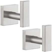 Gancho de toalha Angle Simple SUS304 em aço inoxidável, pacote com 2 unidades