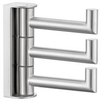 Gancho de toalha ApluSee Brushed Nickel Swivel 304 em aço inoxidável Gancho de toalha ApluSee Brushed Nickel Swivel 304 em aço inoxidável