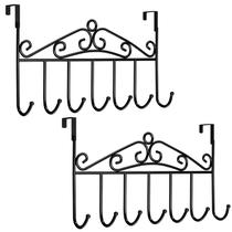 Gancho de toalha e cabide Over The Door Hook Youdepot Black