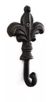Gancho Decorativo Parede Ferro Cabideiro Roupas Porta Chave Jardim
