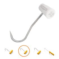 Gancho Desossa Inox Mundial Mão Esquerda Central Direita Açougue Frigorífico Cabo Antibacteriano