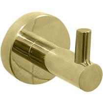 Gancho Dourado Porta Toalha Cabide Parede Aço Inox 304 Acessorio Banheiro Luxo Suporte Parede Lavabo Pendurador Toalheiro Gold Brilhoso Gancho Dourado Porta Toalha Cabide Parede Aço Inox 304 Acessorio Banheiro Luxo Suporte Parede Lavabo Pendurador Toalheiro Gold Brilhoso