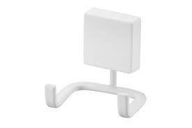 Gancho Duplo Cabide Multiuso - Branco Fosco Gancho Duplo Cabide Multiuso - Branco Fosco