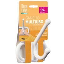 Gancho Duplo Multiuso Branco para 1,5kg My Closet Ordene