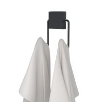 Gancho Duplo Para Toalhas Roupas Exclusive Preto Dicarlo Gancho Duplo Para Toalhas Roupas Exclusive Preto Dicarlo