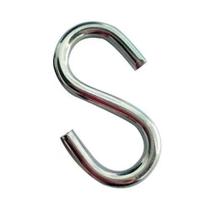 Gancho Em S Aço Inox 3 Mm Para Barra De Utensílios Cozinha